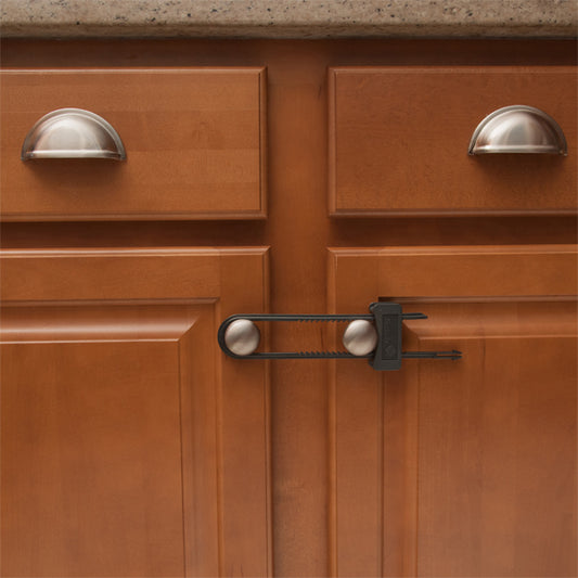 Safety 1st Cabinet Slide Lock 3pack - Charcoal