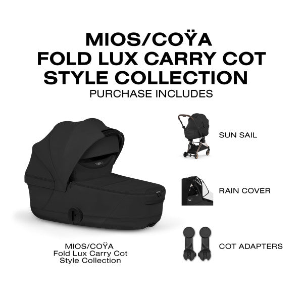 Mios/Coya Fold Lux Carry Cot - Style Collection