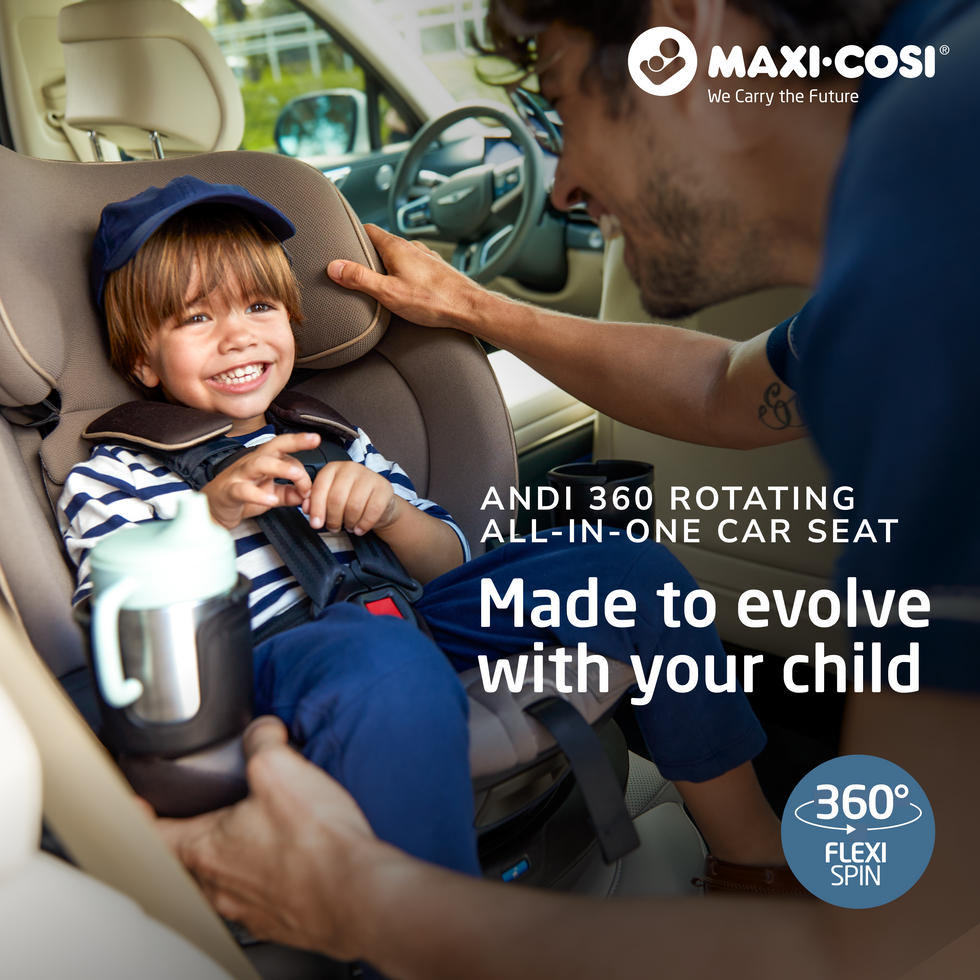 maxi cosi turning car seat Maxi-Cosi Andi 360 Rotating All-in-One Convertible Car Seat Escargot