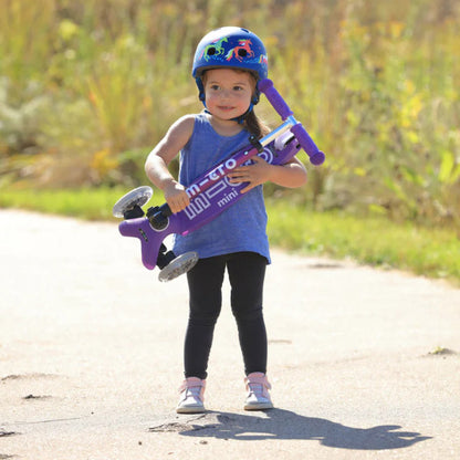 Micro Kickboard Mini LED Foldable Scooter