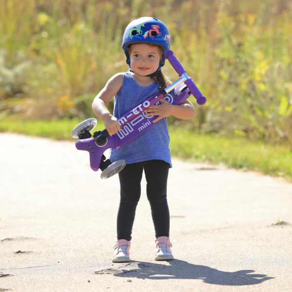 Micro Kickboard Mini LED Foldable Scooter - California