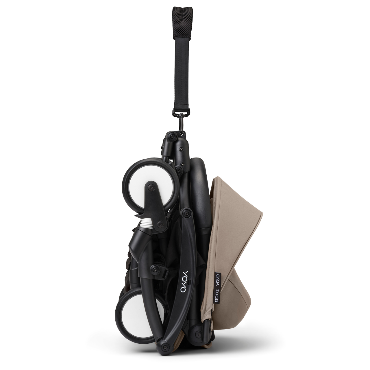 Yoyo3 Stokke stroller folded 