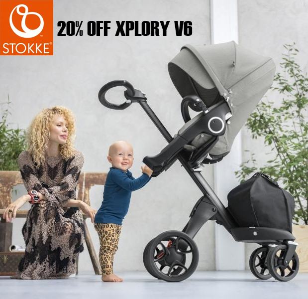 mom and baby, 20% off Xplory V6 Stokke baby stroller